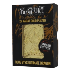 Yu-Gi-Oh! Blue Eyes Ultimate Dragon: 24K Gold Plated Ingot Collectible (Pop Culture Accessories)