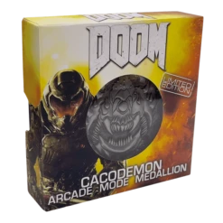 Doom: Cacodemon Level Up Metal Medallion Collectible (Pop Culture Accessories) -MERCHANDISE Sales eae18bf5 c8ea 402f ac2f d960c8cd9ad3