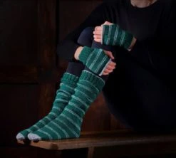 Slytherin Mittens & Slouch Socks: Harry Potter Knit Kit (Craft Kits)
