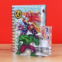Avengers: Burst A5 Wiro Notebook With Stationery Set (Stationery)