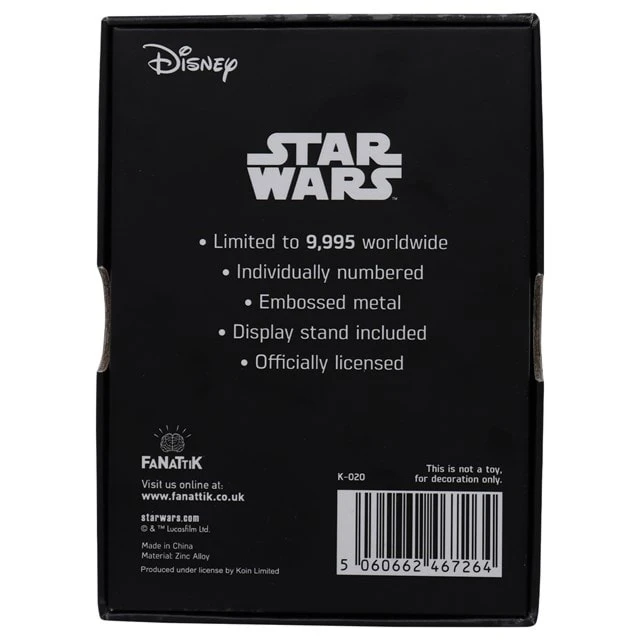 Millenium Falcon Ingot: Star Wars Collectible (Pop Culture Accessories) 4 Millenium Falcon Ingot: Star Wars Collectible (Pop Culture Accessories) - Image 2