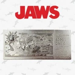 Jaws: Silver Plated Ticket Metal Replica (online only) (Pop Culture Accessories)