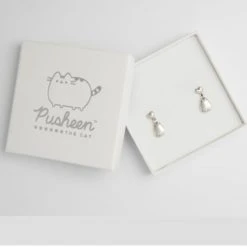 Pusheen Silver Drop Earrings Jewellery (Pop Culture Accessories)