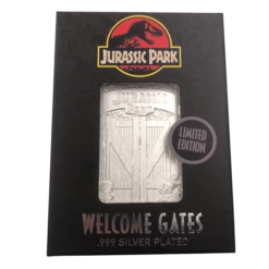 Jurassic Park: Entrance Gates Silver Plated Collectible (Pop Culture Accessories) -MERCHANDISE Sales f7200b93 d2d8 460e 87f5 95ab0438799f