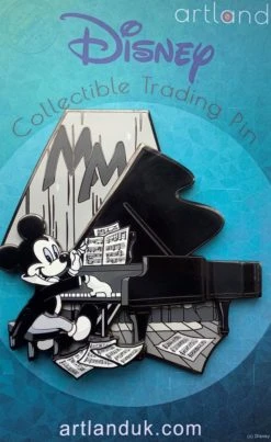 Pianist Mickey: Limited Edition Artland Pin (Pin Badge) -MERCHANDISE Sales fb31a998 5ada 4fcd 89b3 d0eb5eeed416