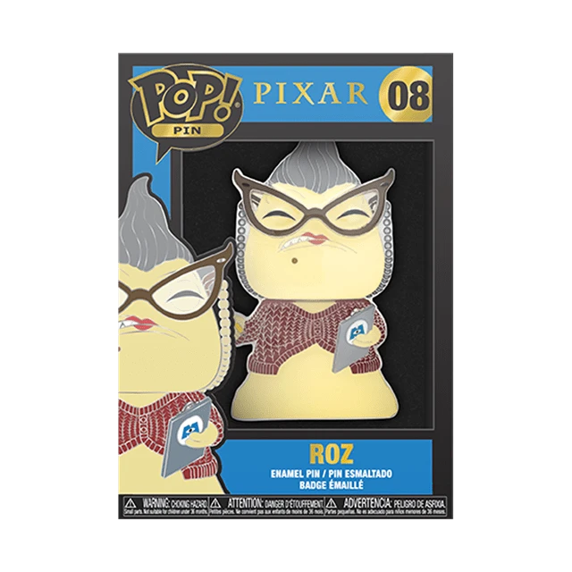 Roz: Monsters Inc Funko Pop Pin (Pin Badge) 4 Roz: Monsters Inc Funko Pop Pin (Pin Badge) - Image 2